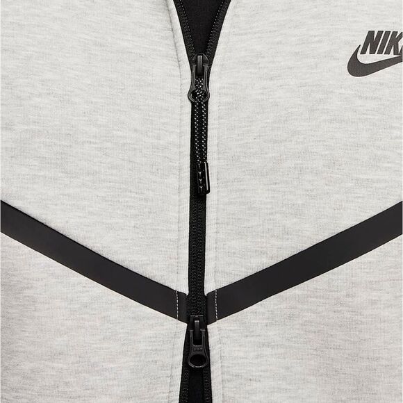 Nike Tech Fleece Windrunner Jacket Heather Grey Black Men's Medium M Hoodie New - Picture 4 of 16